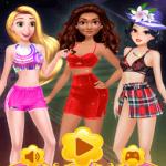Disney Princesses Underwear Party